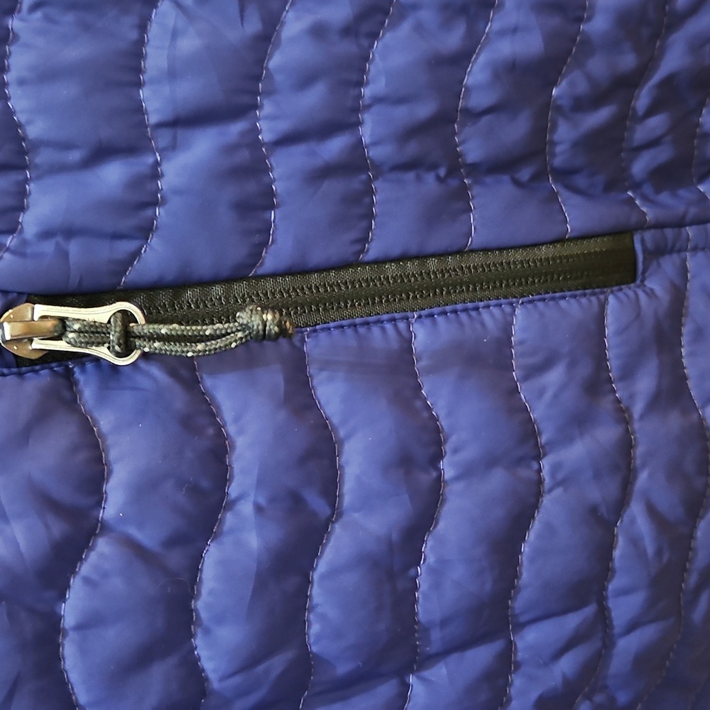 Free Country Purple Gray Reversible Quilted Fleece Vest Sz XL - Picture 4 of 9